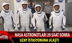 Astronotlar istasyona ulaştı