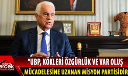 3. Cumhurbaşkanı Derviş Eroğlu, UBP'nin kuruluşunu kutladı