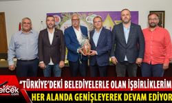 Güngördü, Girne'de bulunan konuk belediye başkanları ile heyetleri kabul etti
