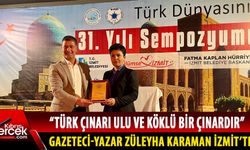 Züleyha Karaman, Türk Dünyasının 31. Yılı Semineri'ne konuşmacı olarak katıldı