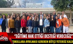 Girne Bağımsız Belediye Başkan adayı Çeler, Karaoğlanoğlu İlkokulu'nu ziyaret etti