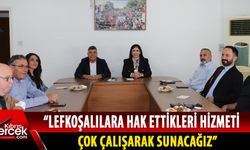 CTP Lefkoşa Türk Belediyesi Başkan adayı İncirli, Koop-Sen'i ziyaret etti