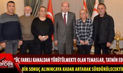 Cumhurbaşkanı Tatar, Lefkoşa Rum Merkezi Cezaevi’nde işkenceyle öldürülen Çıdan’ın ailesini kabul etti