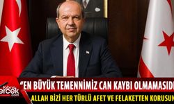 Cumhurbaşkanı Tatar, Düzce'de meydana gelen deprem nedeniyle mesajı yayımladı