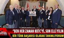Cumhurbaşkanı Tatar, Türkiye Muharip Gaziler Derneği ve Ankara’dan gelen Kıbrıs gazilerini kabul etti