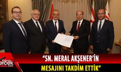 Cumhurbaşkanı Tatar, İyi Parti heyetini kabul etti