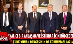 Cumhurbaşkanı Tatar, BM Genel Sekreter Yardımcısı Miroslav Jenca ile görüştü