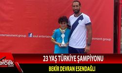 Bekir Devran Esendağlı Türkiye şampiyonu oldu