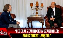 Cumhurbaşkanı Tatar, ABD Büyükelçisi Judith Garber’a veda yemeği verdi