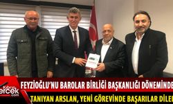 Türkiye'nin Lefkoşa Büyükelçisi Feyzioğlu, HAK-İŞ Genel Başkanı Arslan'ı kabul etti