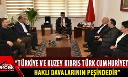 TAK Yönetim Kurulu, TC Lefkoşa Büyükelçisi Metin Feyzioğlu’nu ziyaret etti