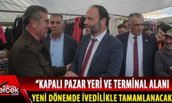 Sadıkoğlu, İskele esnafı ile Cuma Pazarı esnafını ziyaret etti