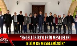 Cumhurbaşkanı Tatar, Kıbrıs Türk Engelliler Federasyonu’nu kabul etti
