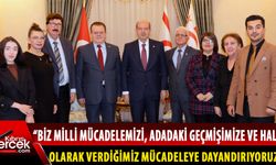 Cumhurbaşkanı Tatar, "İnsan Hakları Günü" nedeniyle KKTC İnsan Hakları Derneği heyetini kabul etti