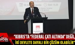 Cumhurbaşkanı Tatar, Ankara’da “Doğu Akdeniz Jeopolitiği ve KKTC” konulu konferans verdi