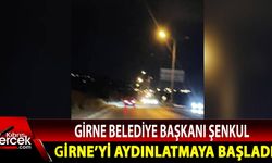 Girne Belediye Başkanı Şenkul Girne'yi Aydınlatmaya başladı