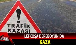 Lefkoşa Dereboyun'da trafik kazası