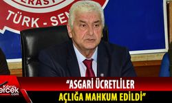 Türk-Sen Genel Başkanı Bıçaklı, asgari ücrete tepki gösterdi