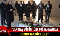 TC Çalışma ve Sosyal Güvenlik Bakanı Bilgin, Kurucu Cumhurbaşkanı Denktaş’ın anıt mezarını ziyaret etti