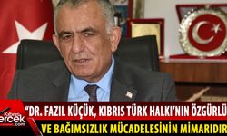 Bakan Çavuşoğlu, Dr. Küçük'ü andı