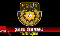 Çamlıbel - Girne anayolu trafiğe açıldı
