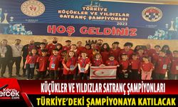 Küçükler ve Yıldızlar satranç şampiyonları Türkiye’deki şampiyonaya katılıyor