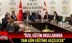 Milli Eğitim Bakanı Çavuşoğlu ve Türkiye Cumhuriyeti Milli Eğitim Bakanı Özer basın açıklaması yaptı