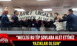 Bayındırlık ve Ulaştırma Bakanı Arıklı'nın konuşması sırasında Meclis'te protesto!