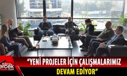 Türkiye Belediyeler Birliği heyeti, Girne Belediye Başkanı Şenkul'u ziyaret etti