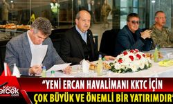 Cumhurbaşkanı Tatar, yeni Ercan Havalimanı'nı ziyaret ederek incelemelerde bulundu