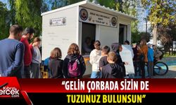 "İyilikte Yarışalım" proje yarışması neticesinde, Girne Barış Parkı'nda aşevi kuruldu