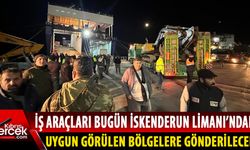 Bazı belediye başkanları iş araçlarıyla birlikte deprem bölgesine gitmek için gemi ile yola çıktı