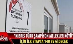 Konteyner evlerin bir kısmı cuma günü Türkiye’ye gönderilecek