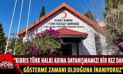 Kuzey Kıbrıs Türk Kızılayı “Yanındayız Türkiye” kampanyası için destek istedi