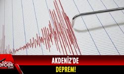Depremin merkez üssü Akdeniz!