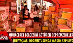 Depremzedeler için yardımlar Atatürk Spor Salonu'nda toplanmaya devam ediliyor