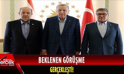 Cumhurbaşkanı Tatar ve Başbakan Üstel, TC Cumhurbaşkanı Erdoğan ile görüştü
