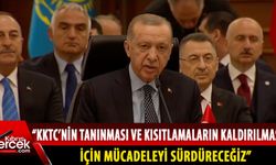 TC Cumhurbaşkanı Erdoğan, TDT Olağanüstü Zirve Toplantısı'na katıldı