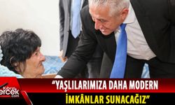 Çalışma ve Sosyal Güvenlik Bakanı Hasan Taçoy, Lapta Huzurevi’ni ziyaret etti