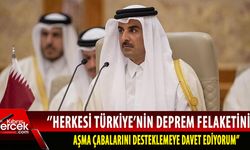 Katar Emiri'nden Türkiye için destek mesajı
