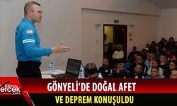 Gönyeli-Alayköy Belediyesi Doğal Afet deprem örneği Konferansı gerçekleştirildi