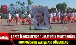 Eğitimci-yazar merhum Esat Faik Muhtaroğlu anısına Lapta İlkokulu'nda kompozisyon yarışması düzenlendi