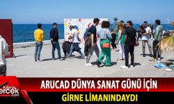 15 Nisan Dünya Sanat Günü kapsamında Girne Kordonboyu'nda  farkındalık çalışması gerçekleştirildi