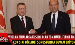 Cumhurbaşkanı Tatar, TC Cumhurbaşkanı Yardımcısı Oktay'ı kabul etti