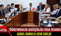 Komite toplantısında Bakan Nazım Çavuşoğlu da hazır bulundu