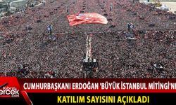 'Büyük istanbul mitingi'ne katılım 1 milyon 700 bin kişi'