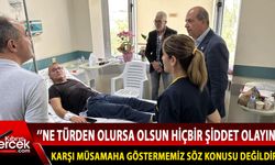 Cumhurbaşkanı Tatar saldırıya uğrayarak bıçaklanan Dr. Sadettin Tuğcu’yu ziyaret ett
