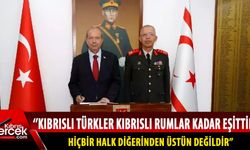 Cumhurbaşkanı Tatar, Boğazköy GKK Karargahı’nda mücahitlerle bir araya gelerek açıklamalarda bulundu