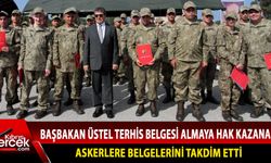 Başbakan Üstel, Temsili askerlik uygulaması and içme törenine katıldı