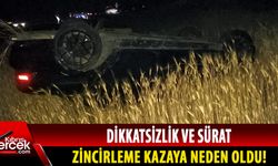 Ercan - İskele Anayolu'nda kaza, 2 yaralı!